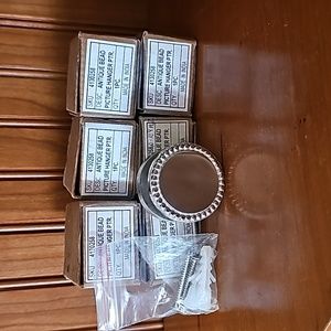 Picture hangers, antique bead, stainless steel